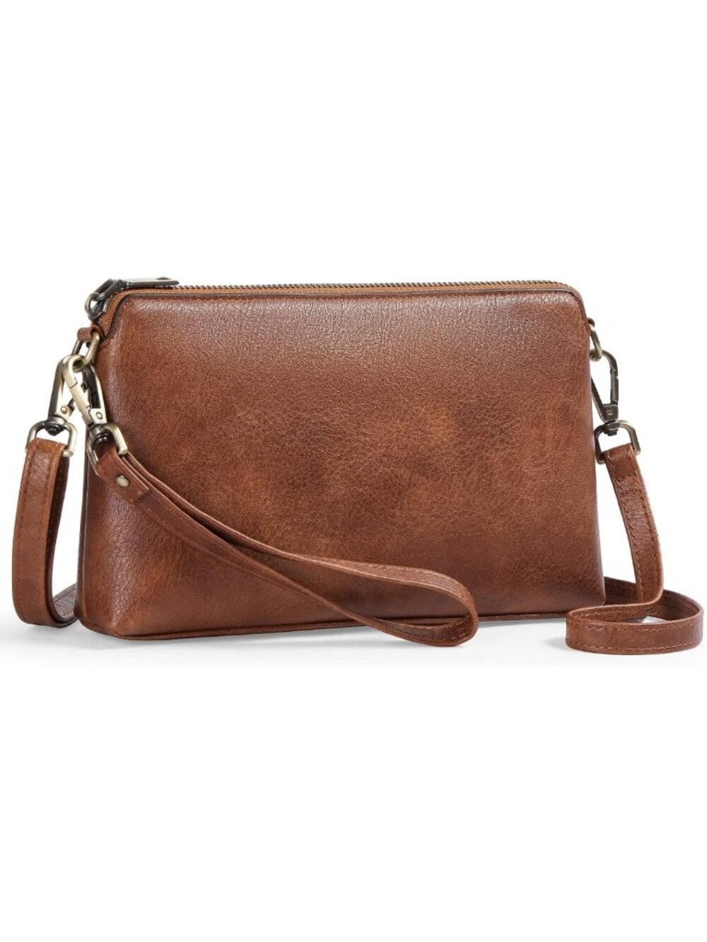Stylish Small Crossbody Bag for Women - RFID Wristlet Clutch Wallet Purse
